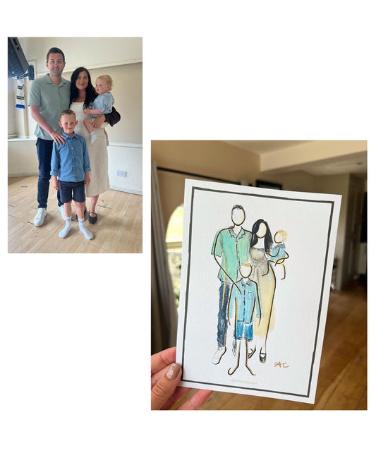 BESPOKE LITTLE MOMENTS ILLUSTRATION - JUST SEND YOUR PHOTO!