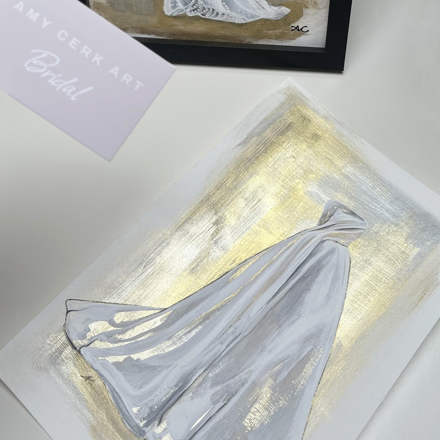 BRIDAL DRESS PAINTINGS