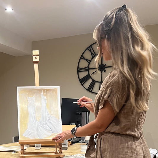 BRIDAL DRESS PAINTINGS