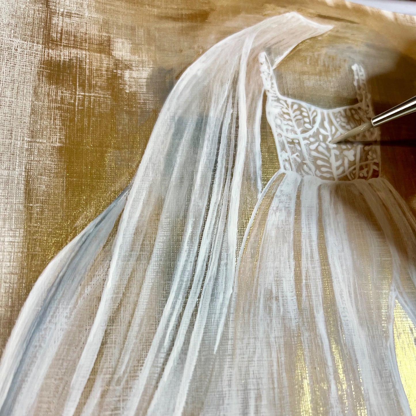 BRIDAL DRESS PAINTINGS