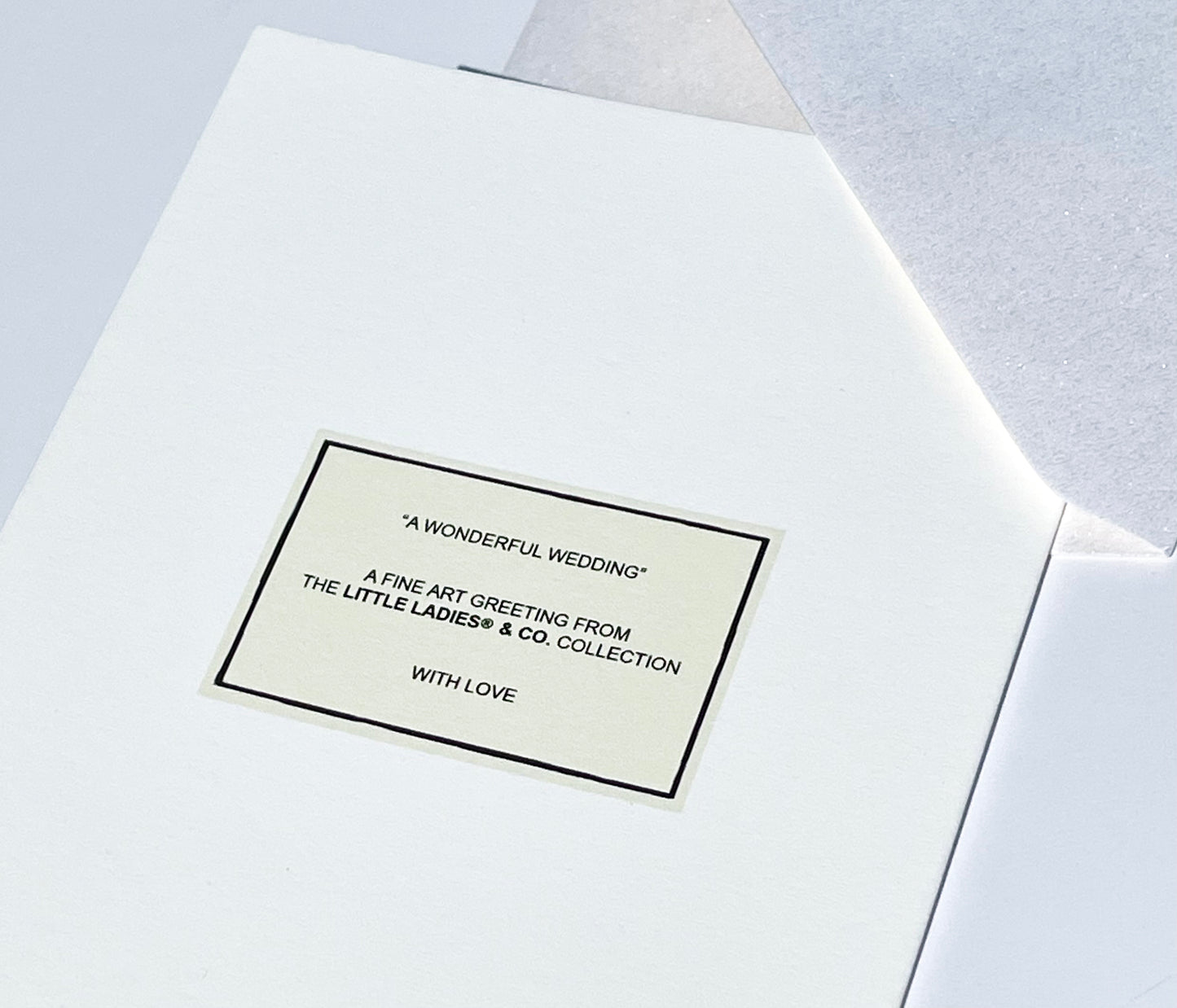 "A WONDERFUL WEDDING" - BLACK TIE