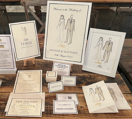 Wedding Stationery - Little Ladies & Co.