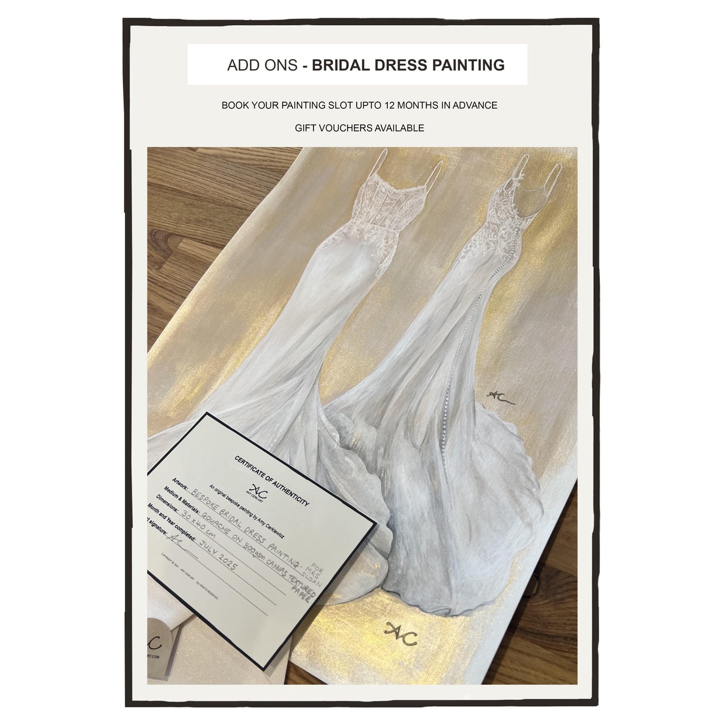 BRIDAL DRESS PAINTINGS