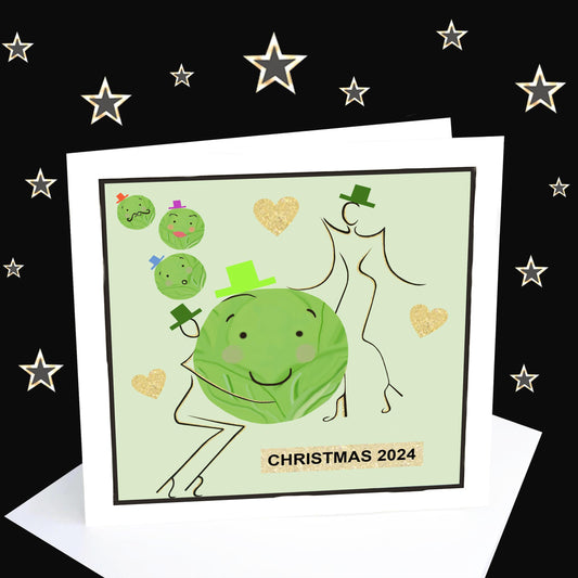 Sprouts for "Christmas 2024" greeting card - PACKS AVAILABLE