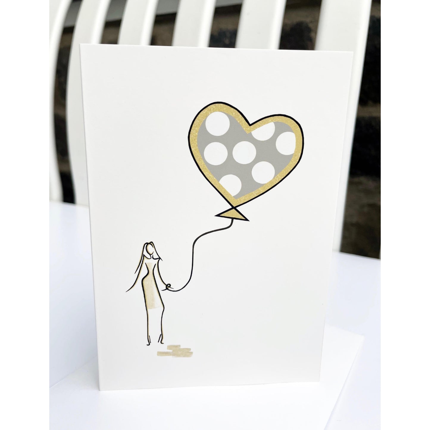 "FULL OF HEART" greeting card